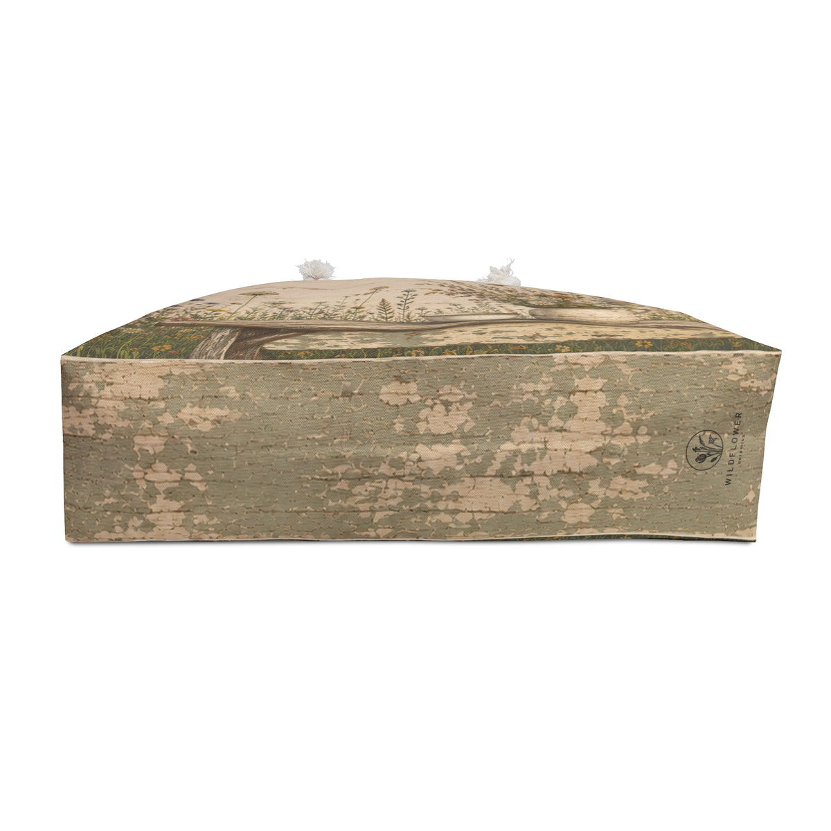 Wildflower Pottery Travel Bag | Cottage Garden Overnight Tote