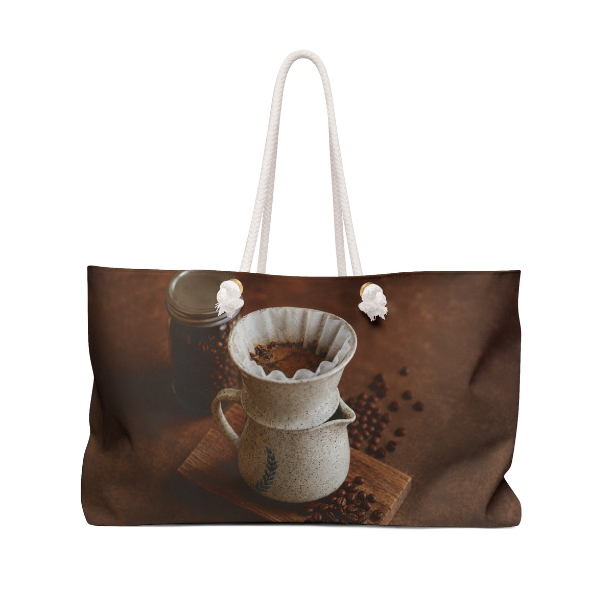 Ceramic Coffee Travel Bag | Botanical Pour Over Tote