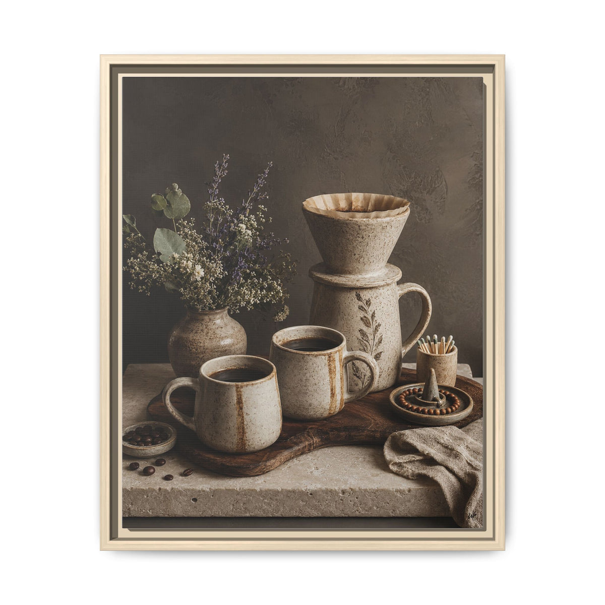 Biblical Pottery Canvas Wall Art, 16" x 20" | Rustic Decor