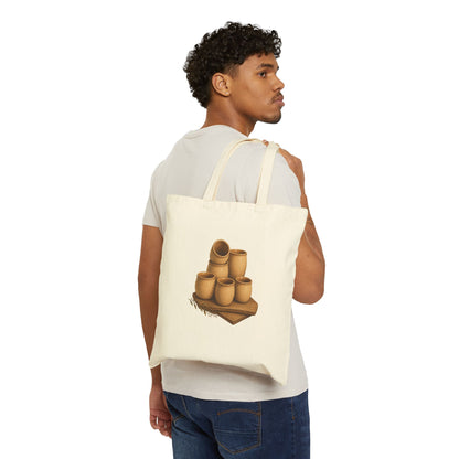 Pottery Lover Tote Bag | Natural Ceramic Tumbler Gift