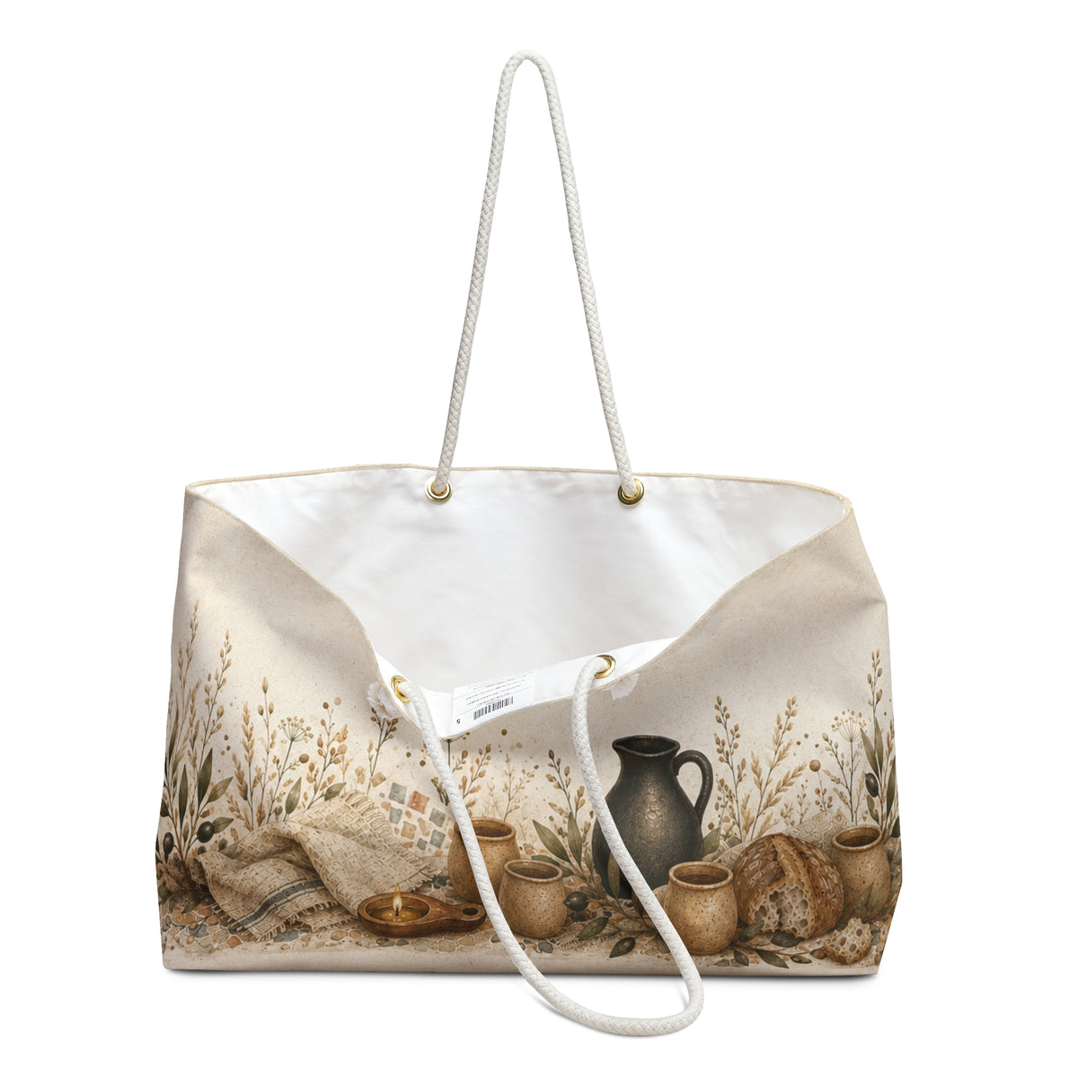 Biblical Pottery Travel Bag | Olive Grove Overnight Tote