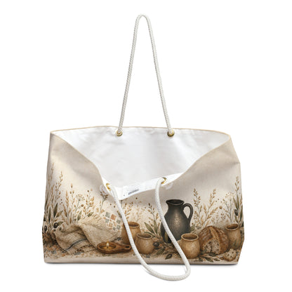 Biblical Pottery Travel Bag | Olive Grove Overnight Tote