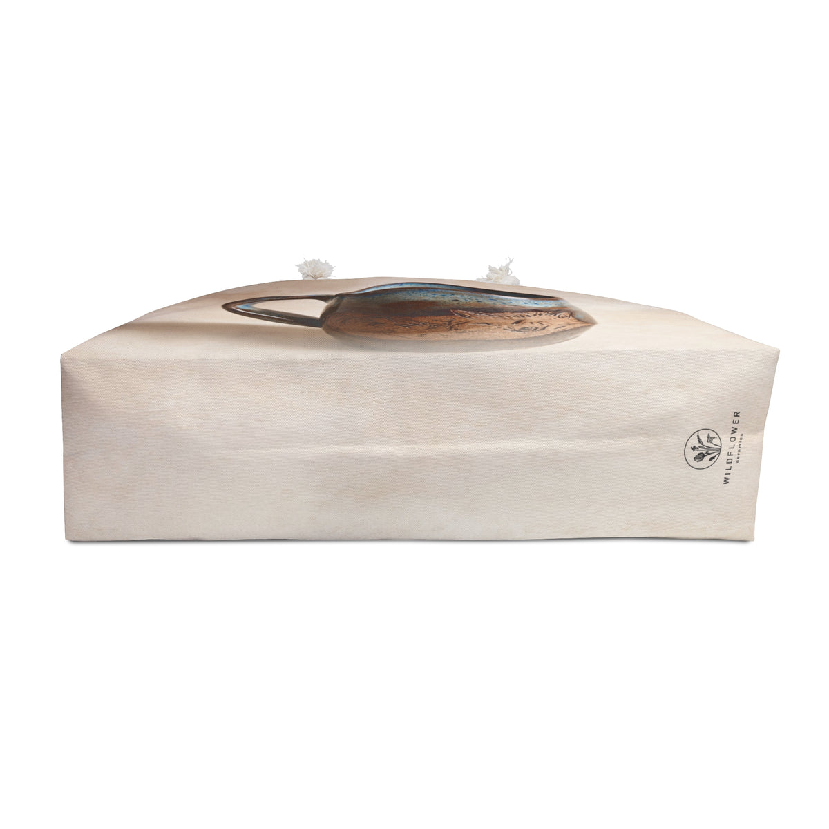 Pottery Lover Travel Bag | Blue Fox Ceramic Overnight Tote