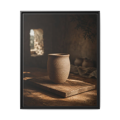 Biblical Pottery Canvas Wall Art, 24" x 30" | Christian Decor