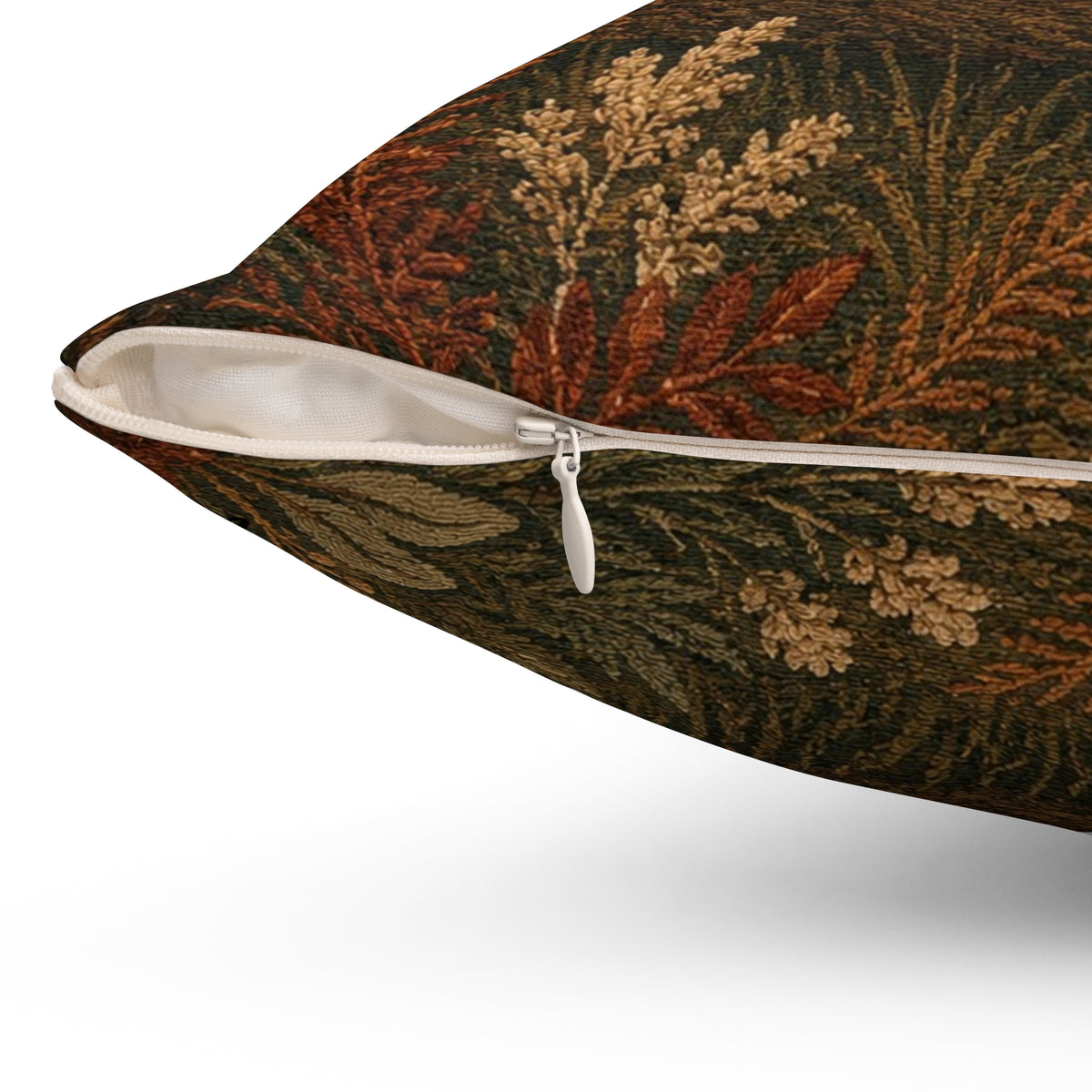 Sleeping Fox Throw Pillow | Mountain Woodland Decor