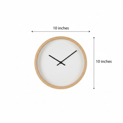 Mountain Lake Wall Clock, 10" | Rustic Cabin Decor