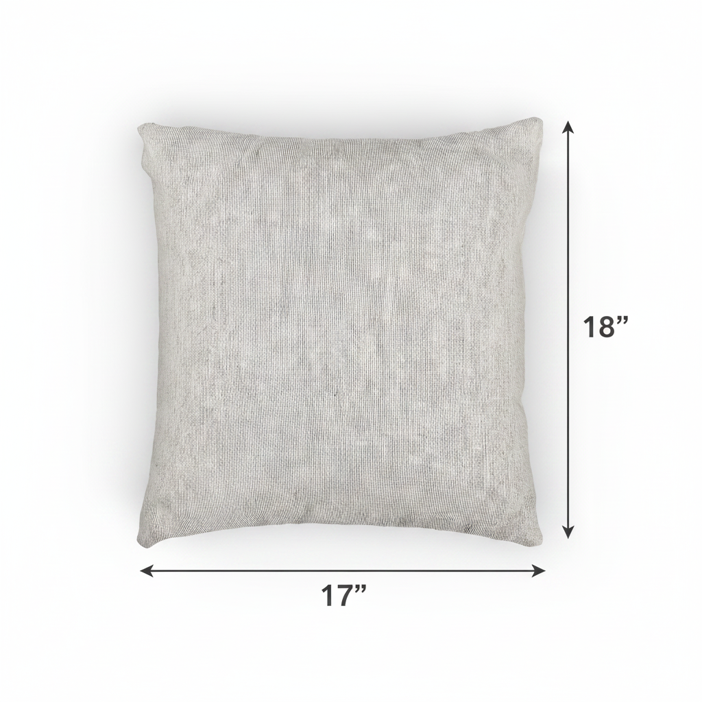 Mountain Wildflower Woven Pillow | Rustic Cabin Decor