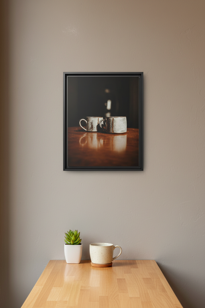 Coffee Cup Canvas Wall Art, 16" x 20" | Kitchen Decor