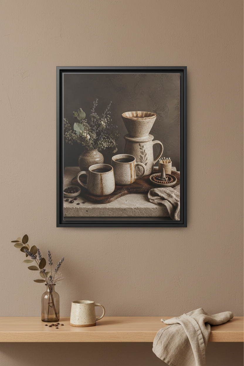 Biblical Pottery Canvas Wall Art, 16" x 20" | Rustic Decor