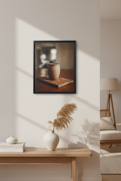Pottery Still Life Canvas Wall Art, 16" x 20" / 24" x 30"