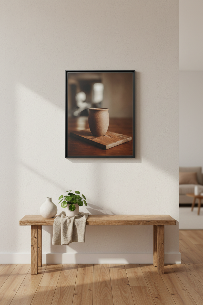 Pottery Still Life Canvas Wall Art, 16" x 20" / 24" x 30"