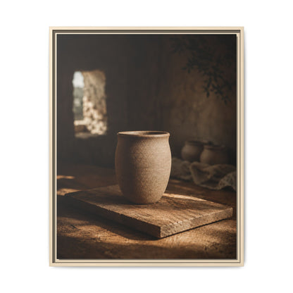 Biblical Pottery Canvas Wall Art, 24" x 30" | Christian Decor